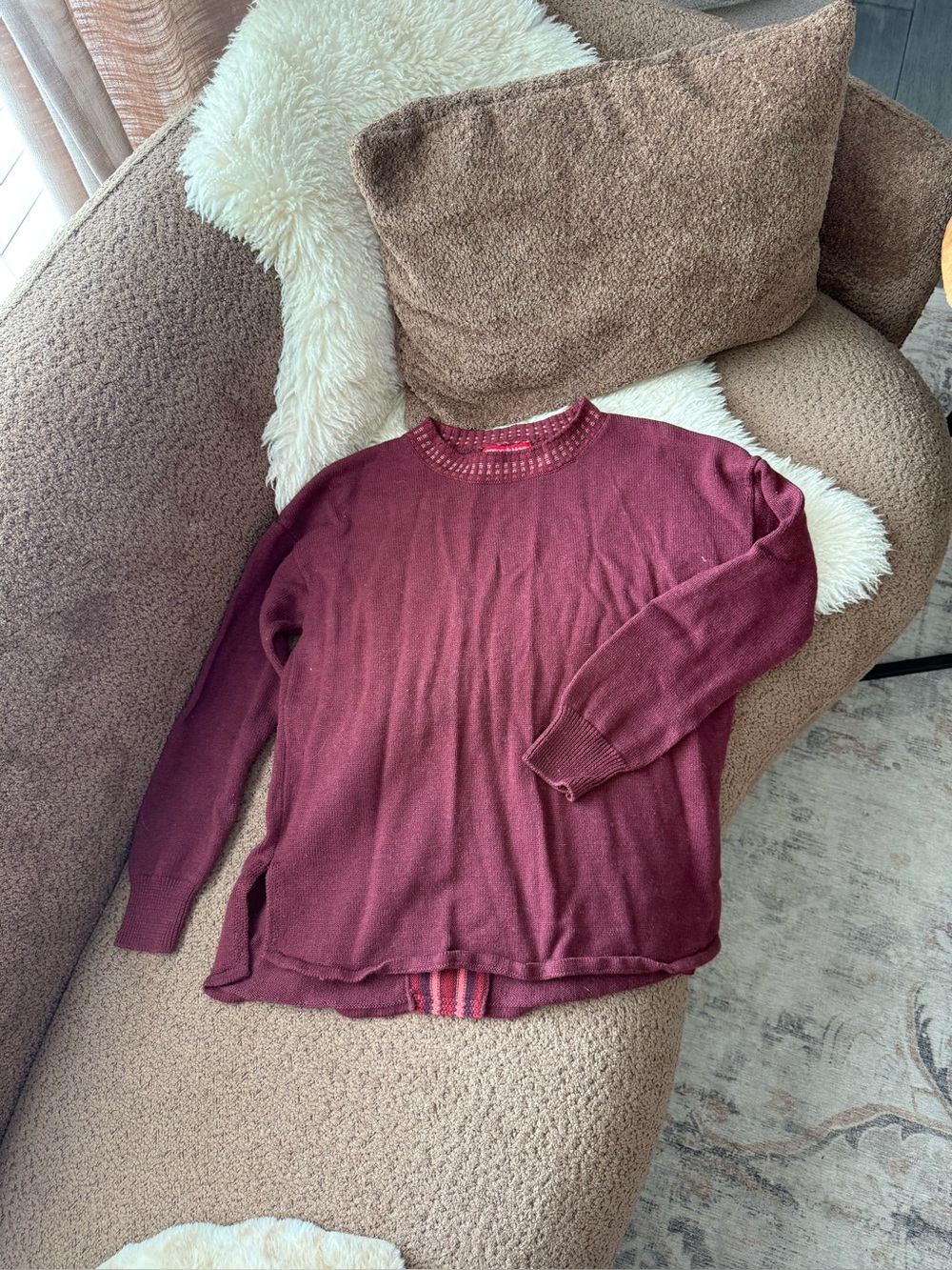 Krimson Klover Merino Wool Crew Neck Sweater